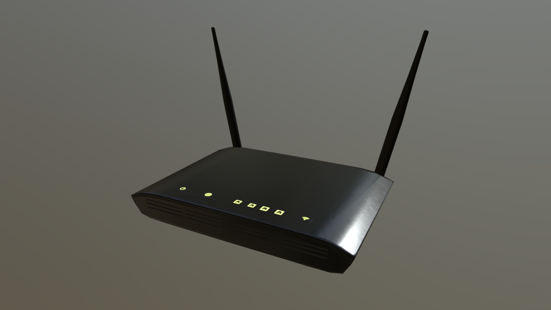 3D Low Poly VR AR Model of a Router WiFi

The model has 3 Levels of Details (LOD)

LOD_00 &ndash;&gt; Vertices: 1112 Faces: 1006 Tris: 2092 LOD_01 &ndash;&gt; Vertices: 298 Faces: 502 Tris: 532 LOD_02 &ndash;&gt; Vertices: 159 Faces: 250 Tris: 266

With PBR materials, textures and non-overlapping UV layout map.

All textures are included in the package (plus textures 4K and OBJ file for Adobe Dimension). Textures provided: base color, metallic, normal, roughness, AO. Textures for Blender Cycles with normal map - Open GL. UV Layout map and Textures resolution: 2048x2048px and 1024x1024px. Unity and Unreal textures are exported with Substance Painter 2018 and included.

Scale units meters in Blender in real world dimension and Unreal scale (file fbx). Made and rendering in Blender v2.79 with Cycles. Thanks freepik.com

Enjoy! - Router WiFi - Buy Royalty Free 3D model by 3D Skill Up (@3dskillup) 3d model