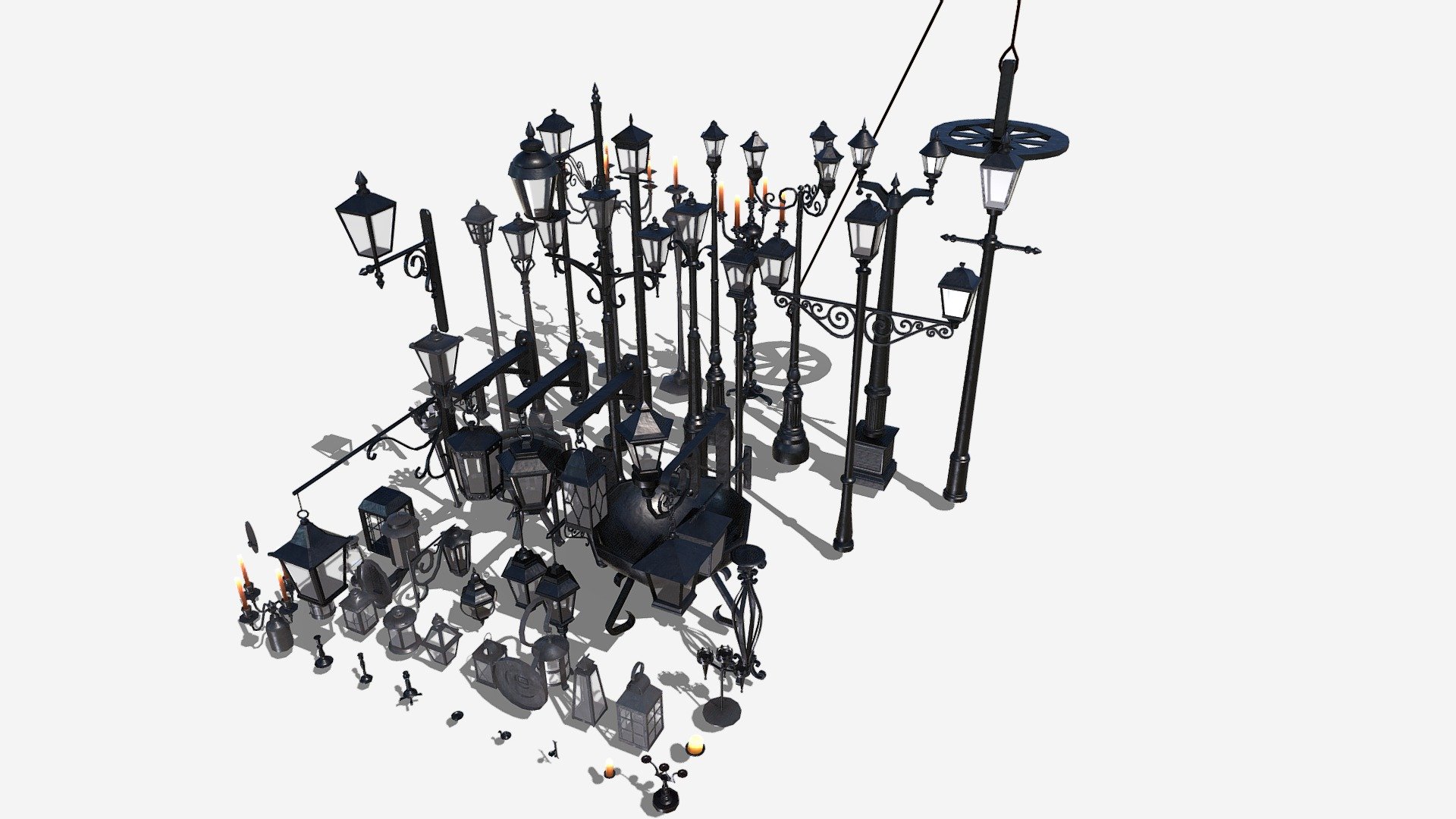 Detailed Description Info:

Model: Lights Collection 
Media Type: 3D Model 
Geometry: Quads/Tris 
Polygon Count: 66827
Vertice Count: 69648
Textures: Yes 
Materials: Yes 
Rigged: No 
Animated: No 
UV Mapped: Yes 
Unwrapped UV's: Yes Overlapping

||||||||||||||||||||||||||||||||||| - Lights - Buy Royalty Free 3D model by studio lab (@leonlabyk) 3d model