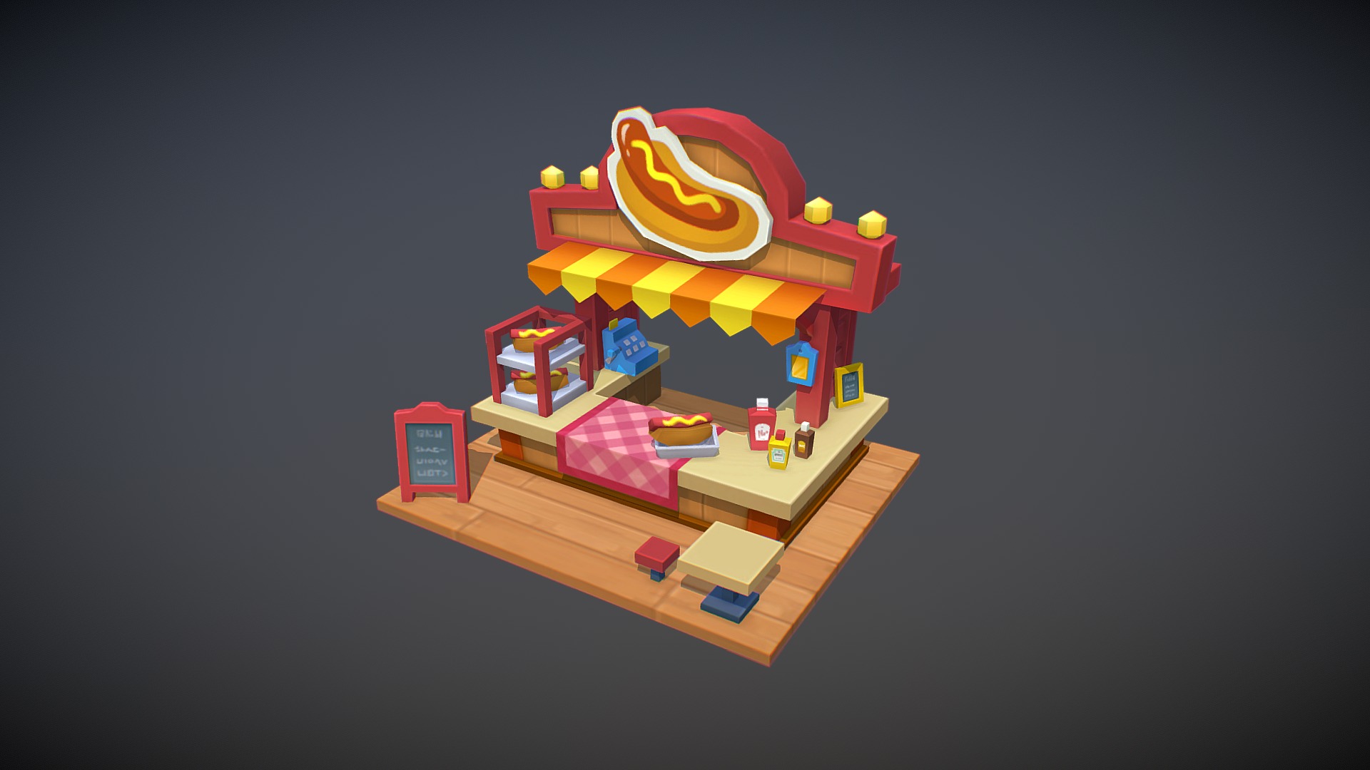 Low poly 3D building -2-

hotdog stand - Low poly 3D building -2- - 3D model by HOYA CHOE (@painterhoya) 3d model
