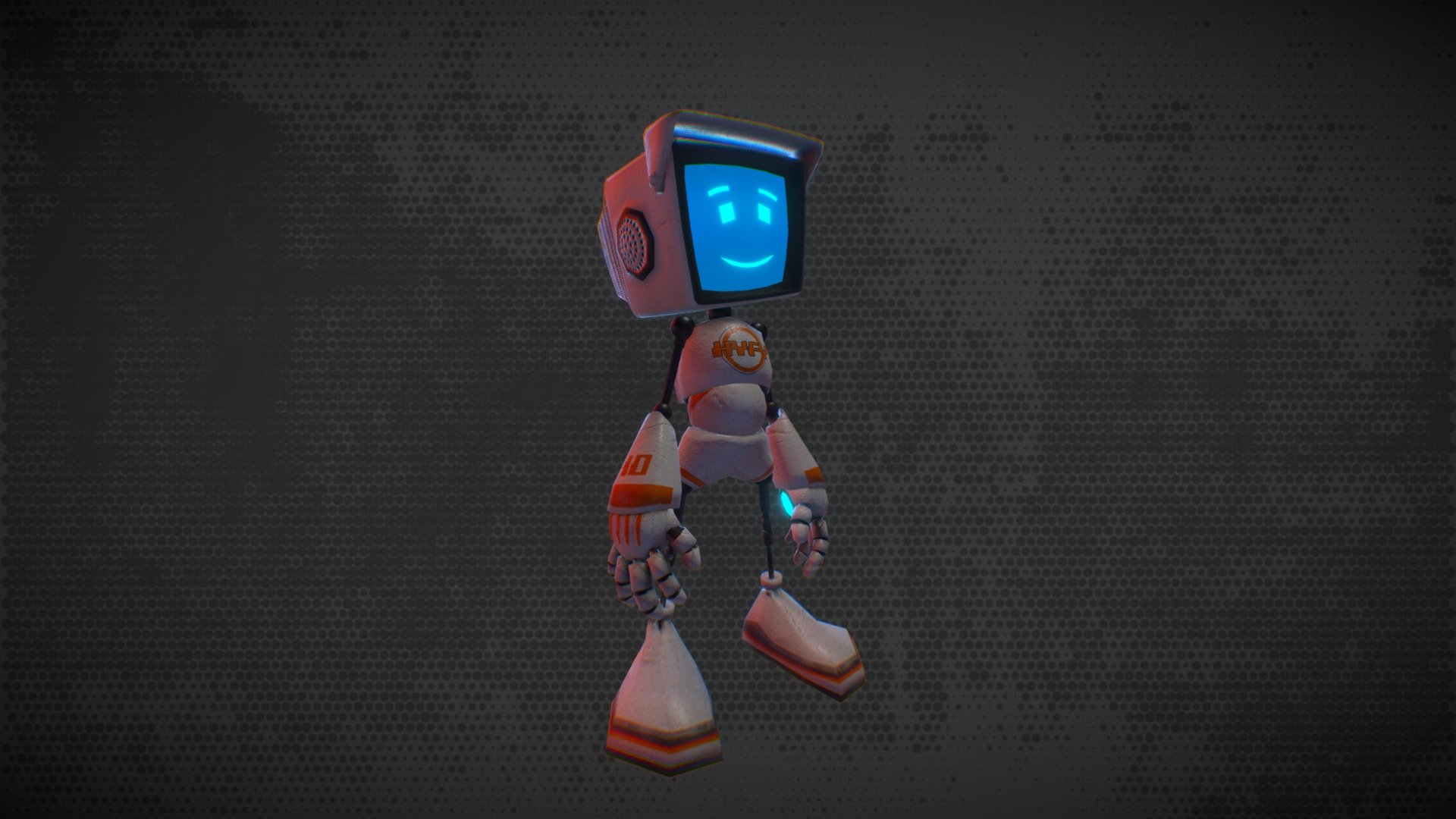 Robot created as an avatar for Second Life - LokiBot - 3D model by lokieliot 3d model