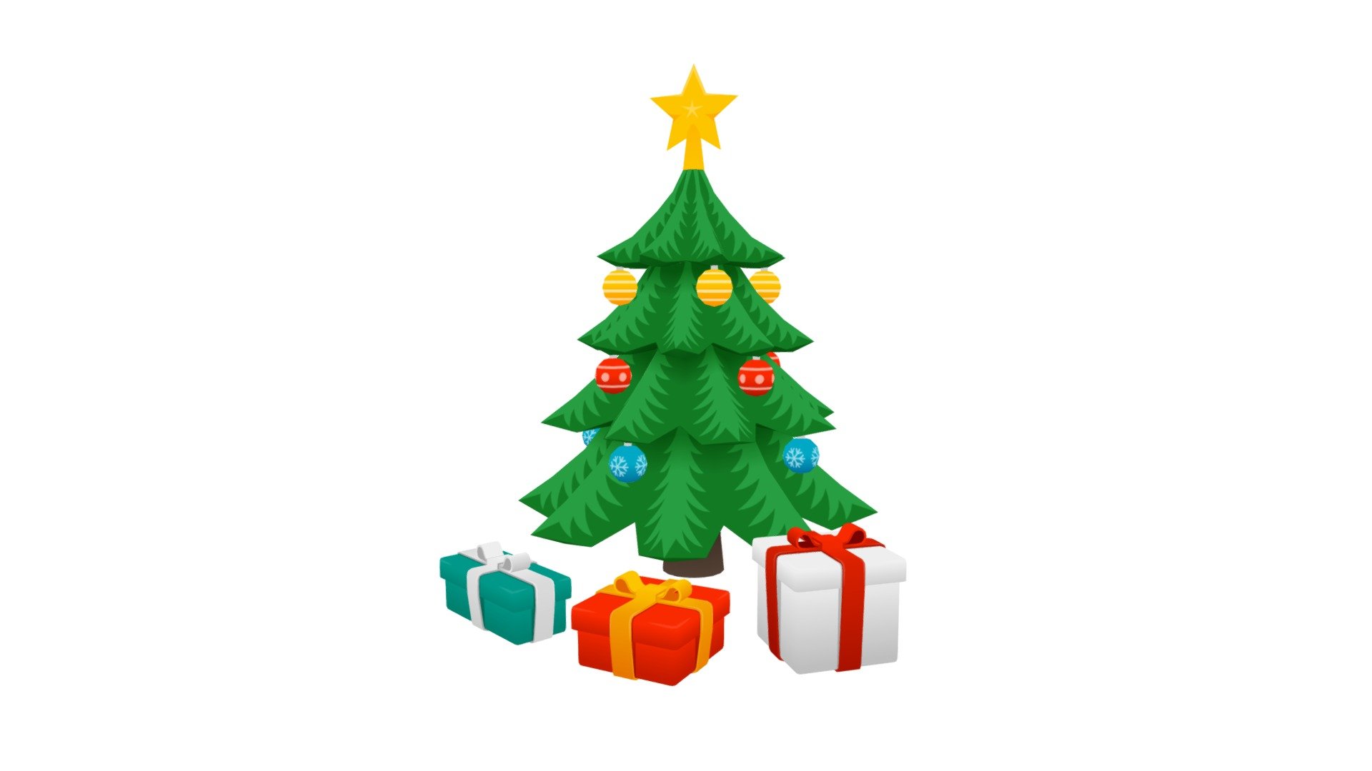 Low Poly Christmas Tree.
Files: .c4d, .fbx, .obj, .mtl, + textures 3d model
