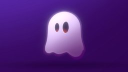 Cute Ghost Halloween dead, blanket, haunted, scary, hood, casual, snap, boo, emoji, cartoon, game, blender, witch, house, stylized, ghost, halloween, spooky, horror, booh