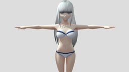 【Anime Character】Ruthless (V2/Unity 3D) japan, animegirl, animemodel, anime3d, japanese-style, anime-character, vroid, unity, anime, japanese