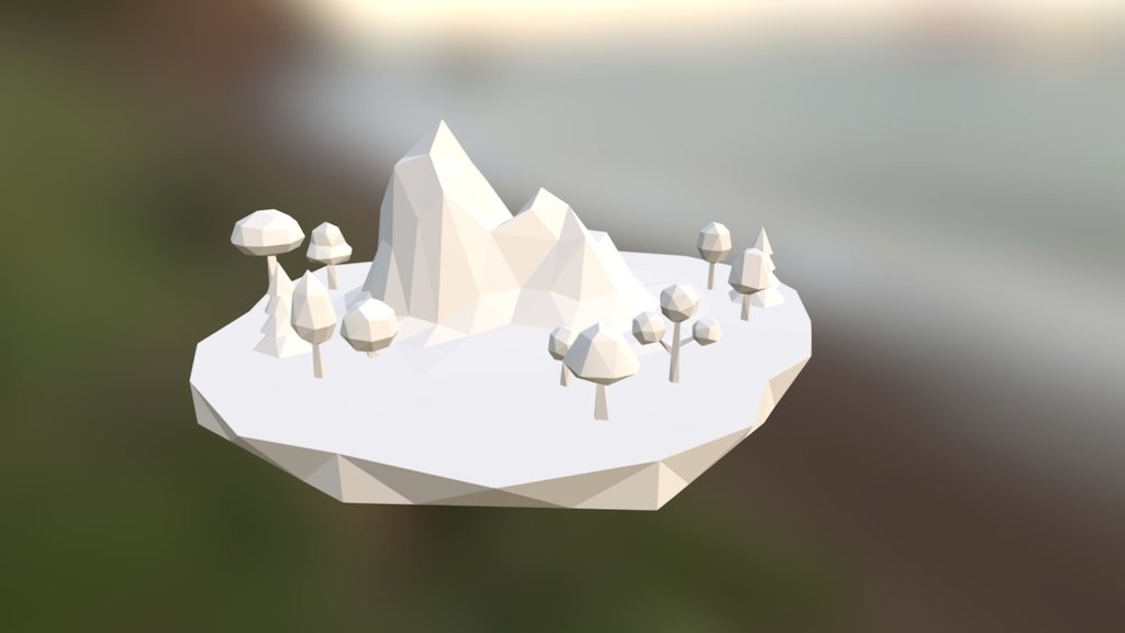 You will find a template for this model to make it from cardboard: -link removed- - Island - 3D model by Peolla 3d model