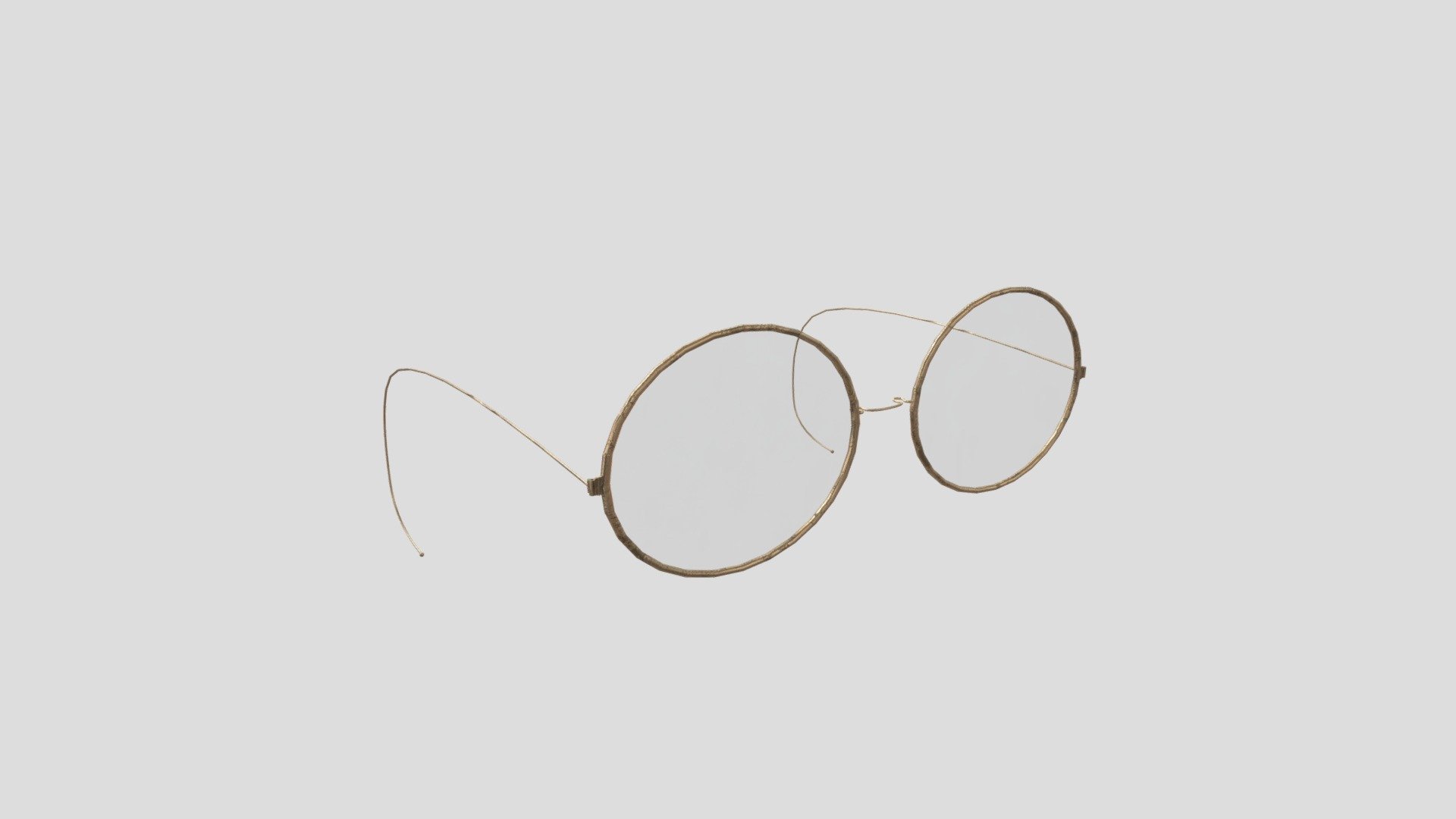 Model based on 1910 glasses

Textured in 3 parts so it could be animated

Textured to look old and boken 

Textures 2048x2048

Painted in Substance Painter - Old Glasses - Buy Royalty Free 3D model by Paubr 3d model