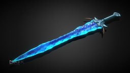 Cospris Malice [poe] VersionBlue ice, videogame, special, 3dcoat, exile, unique, path, cold, rare, frost, ggg, poe, pathofexile, grindinggeargames, substance, maya, game, sword, blue, video, frostnova, icenove