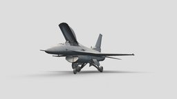 F-16 Mesh (Posed) aircraft, fighter-jet, fighterplane, f-16