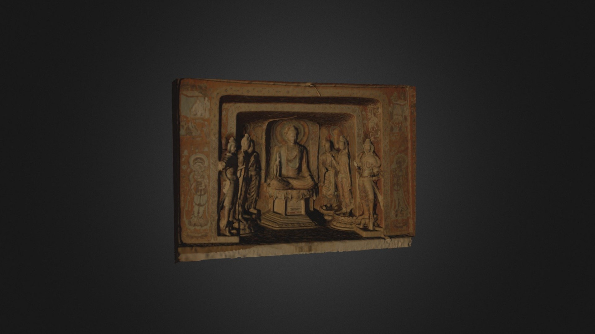 3D model created with ARC3D and MeshLab - dunhuang.ply - 3D model by paul.konijn 3d model