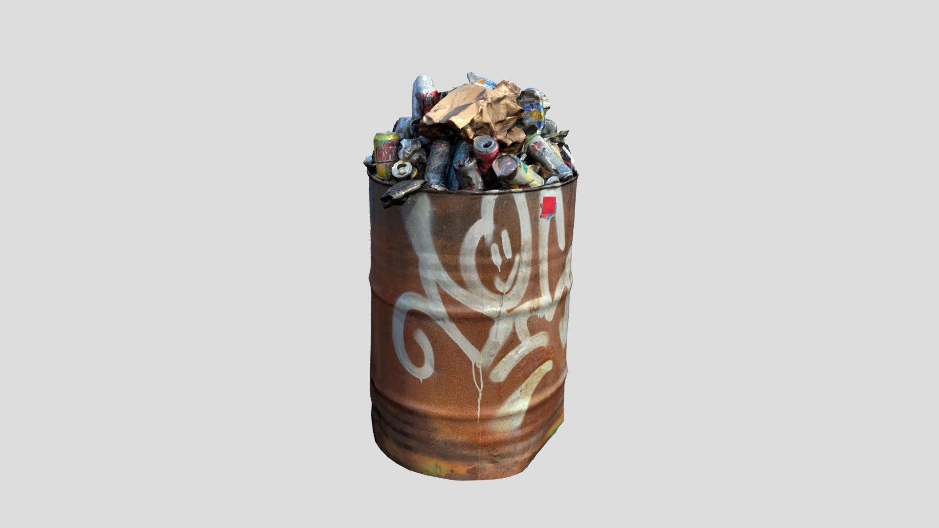 That’s a lot of trash. Someone should cklean this mess up 3d model