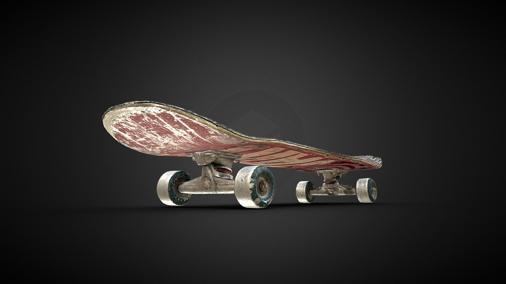 Photogrammetry Skateboard Lowpoly Model - Skateboard 3D Scan - Buy Royalty Free 3D model by grafi (@zdenkoroman) 3d model