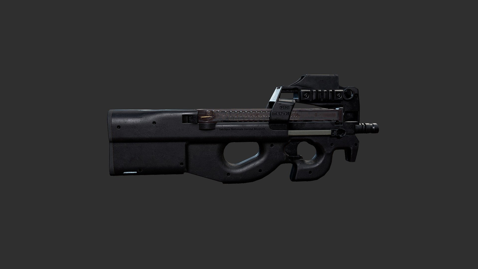 Another weapon which I decided to show on Sketchfab! :D
Hope you like it ;)

Here you can find more:
https://www.artstation.com/artwork/o6Qk4 - P90 - 3D model by Veezen 3d model