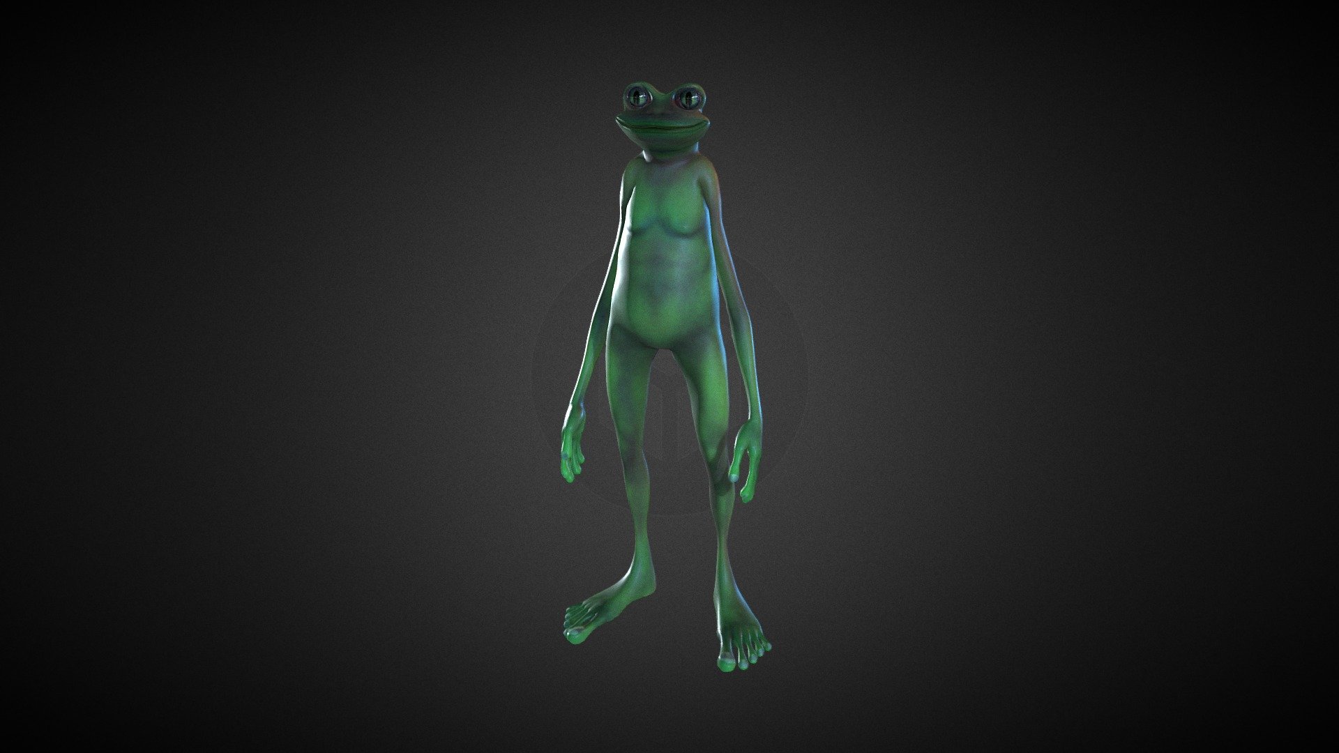 CC Henry Frog Morph from my Animals character pack. Check out all my CC character morphs here:

https://www.reallusion.com/contentstore/featureddeveloper/profile/#!/ToKoMotion/Character%20Creator - iClone Character Creator - Henry Frog Morph - 3D model by ToKoMotion 3d model