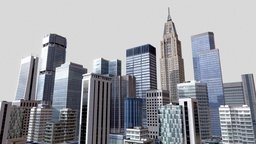 Low-poly City Buildings
