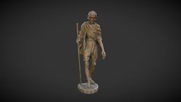 Gandhi by Wagh Sculptors #4 monument, fi, 3dscanning, gandhi, capturingreality, pixelategandhi, museumofgoa, mahatma, gandi, bust, 3dscan, sculpture, mohandas, karamchand