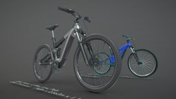 E-Bike (WIP-7) High to Low-Poly bike, wheel, bicycle, power, high-poly, blender-3d, ebike, electricbike, 3dhaupt, electric-vehicle, wip-7, low-poly, electric