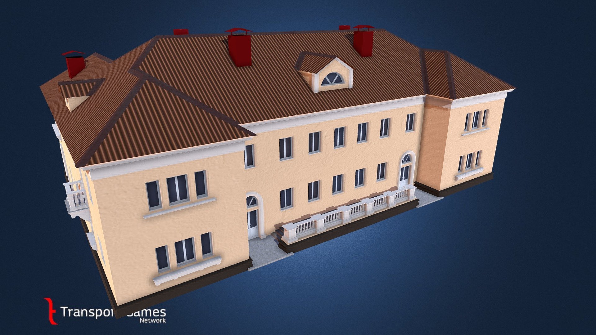 Asset for Cities Skylines.

 - Kindergarten project 779-2 (780) - 3D model by targa (@targettius) 3d model