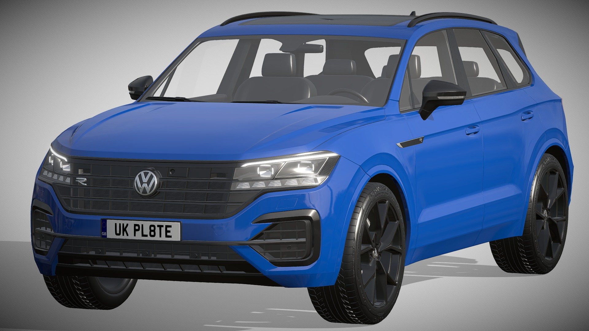 Volkswagen Touareg R 2021

https://www.volkswagen.co.uk/en/new/touareg-r.html

Clean geometry Light weight model, yet completely detailed for HI-Res renders. Use for movies, Advertisements or games

Corona render and materials

All textures include in *.rar files

Lighting setup is not included in the file! - Volkswagen Touareg R 2021 - Buy Royalty Free 3D model by zifir3d 3d model