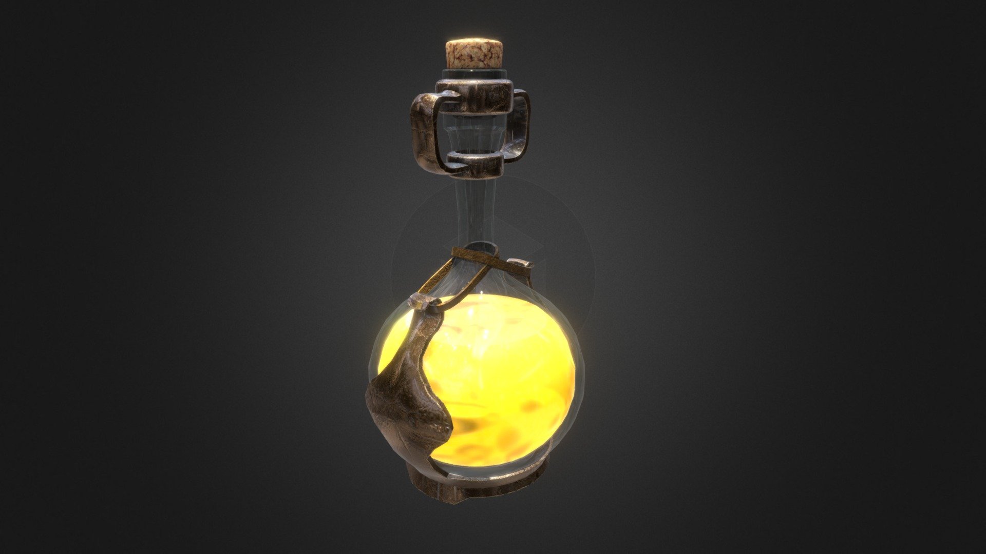 Simple potion stamina elixir for scene or game project.
(game ready asset)

You can purchase the complete pack here.


Tris: 7.652




Texture 2k.

PBR Material.

No internal or hidden geometry.

Hand painted.

Free for use on any personal or commercial project.

If you need a personal customization please let me know in the comments.
Don't forget to check out our other uploads.

You can support our work purchasing one of our items.
Link in the bio 3d model