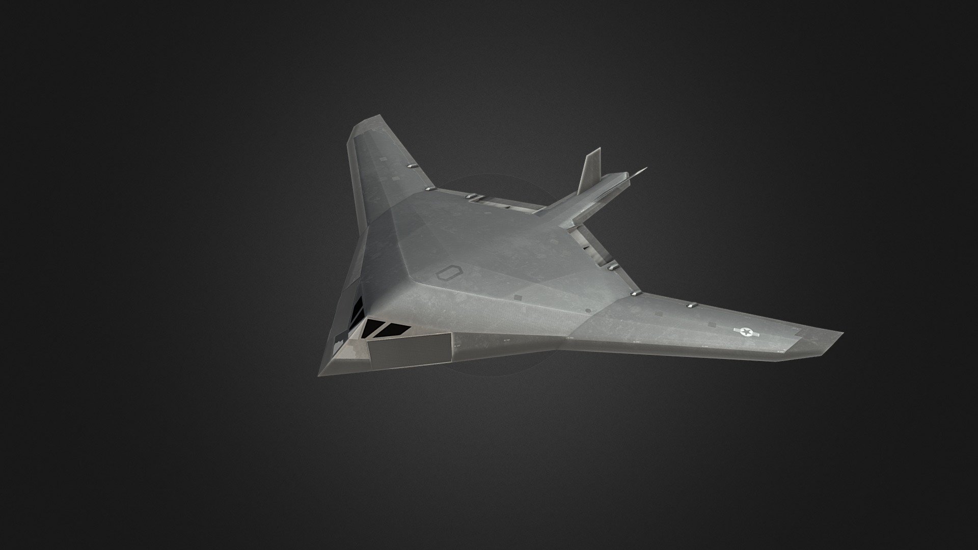 Stealth bomber concept - Senior Peg - Buy Royalty Free 3D model by Hangar.b.productions 3d model