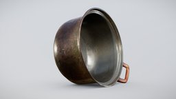 Old Sauce Pan cuisine, broken, rusted, used, pan, metal, realistic, old, scanned, kitchen, saucepan, photometry, busted, pbr-texturing, pbr-materials, inciprocal, sauce-pan