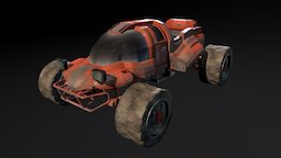 SpaceBuggy automobile, buggy, tire, mars, pickup, suspension, offroad, vehicle, scifi, car, space