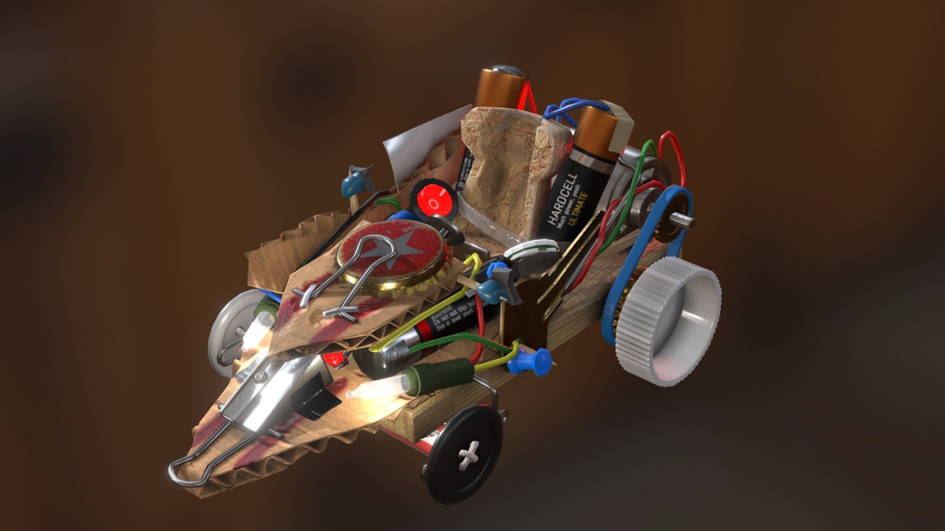 Asset made for a racing game jam inspired by the 1997 film The Borrowers 3d model