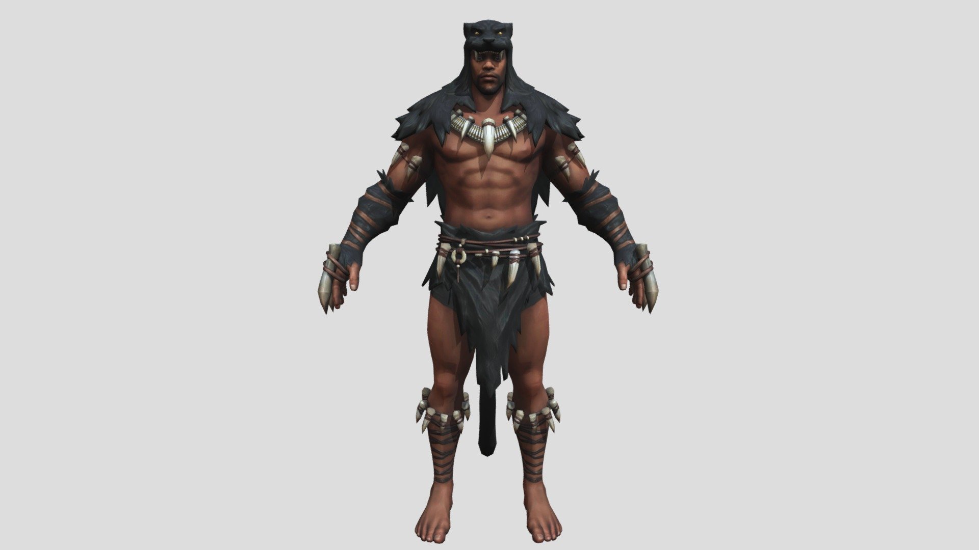 This Is Black Panther 3d model this model is completely textured or rigged you can download it and can use on your animation software - Black Panther(Textured)(Rigged) - 3D model by 3D MODELS (@CAPTAAINR) 3d model