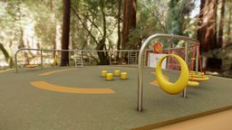Moders Playground 2023 toy, children, board, child, random, swing, play, playground, place, game, 3d, model, sketchfab, download, gameready