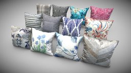Decor_ Pillows- Collection sofa, bed, bedroom, cloth, pillow, soft, furniture, designer, patterns, accessory, decor, fabric, pillows, accent, throw, livingroom, upolstry, noai