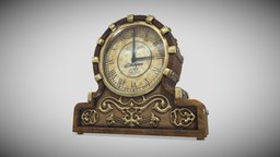 Table Clock clock, tableware, noai