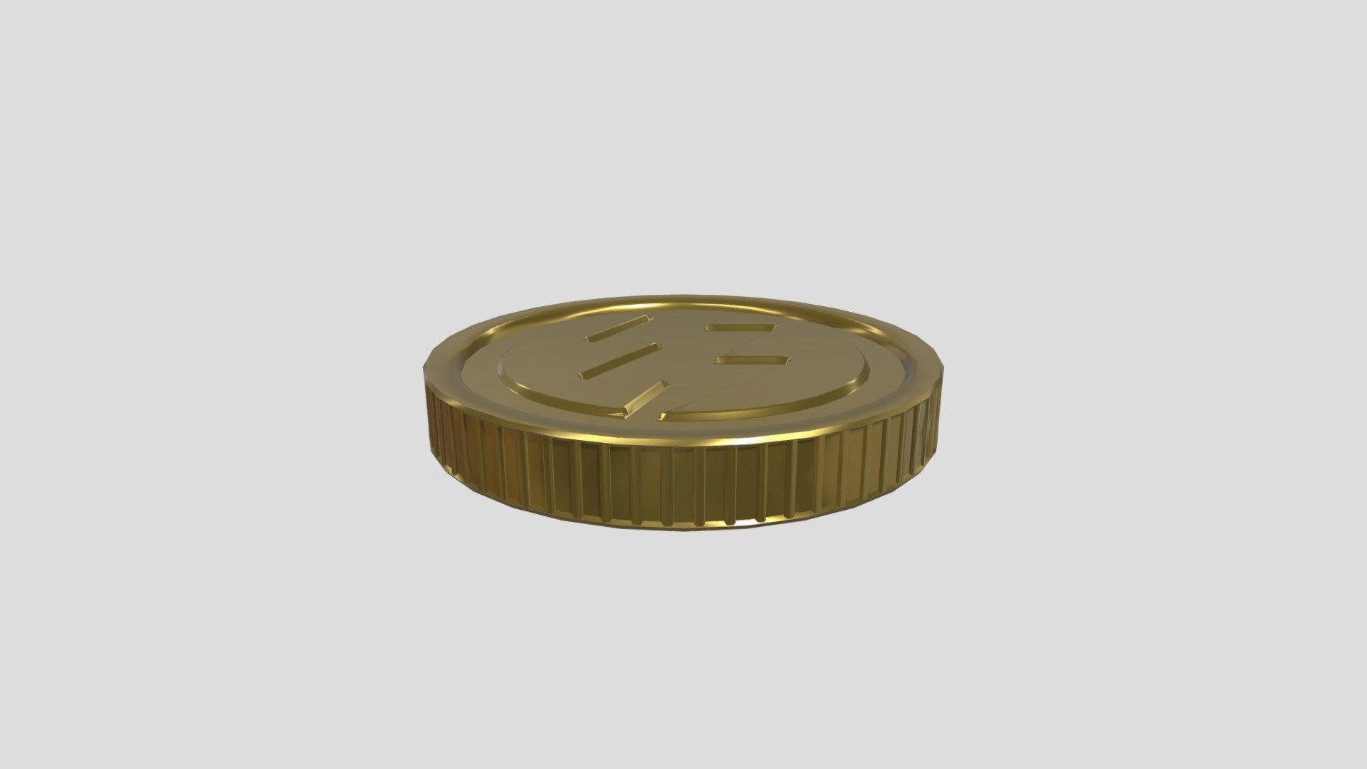 Must Win Jackpots Gold Coin - MWJ Coin - 3D model by WJRodel 3d model