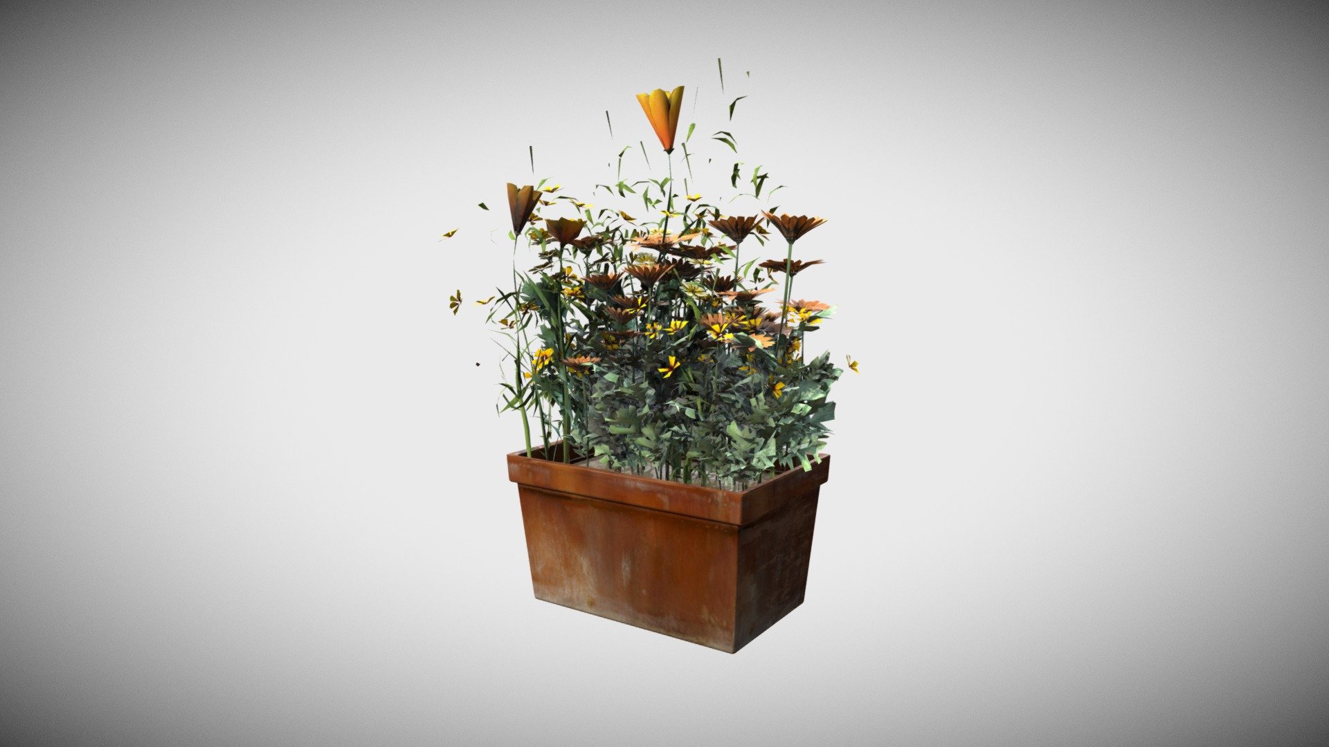 Flower Pot - Download Free 3D model by Francesco Coldesina (@topfrank2013) 3d model