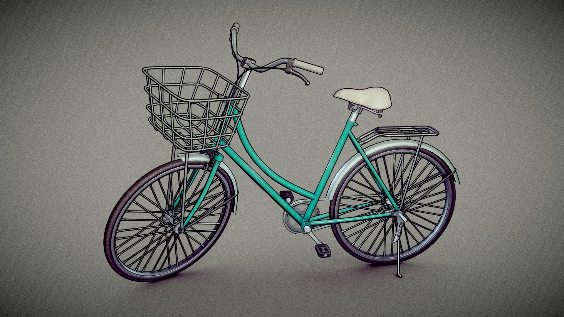 This is the model of my bike when I was a high school student many years ago 3d model