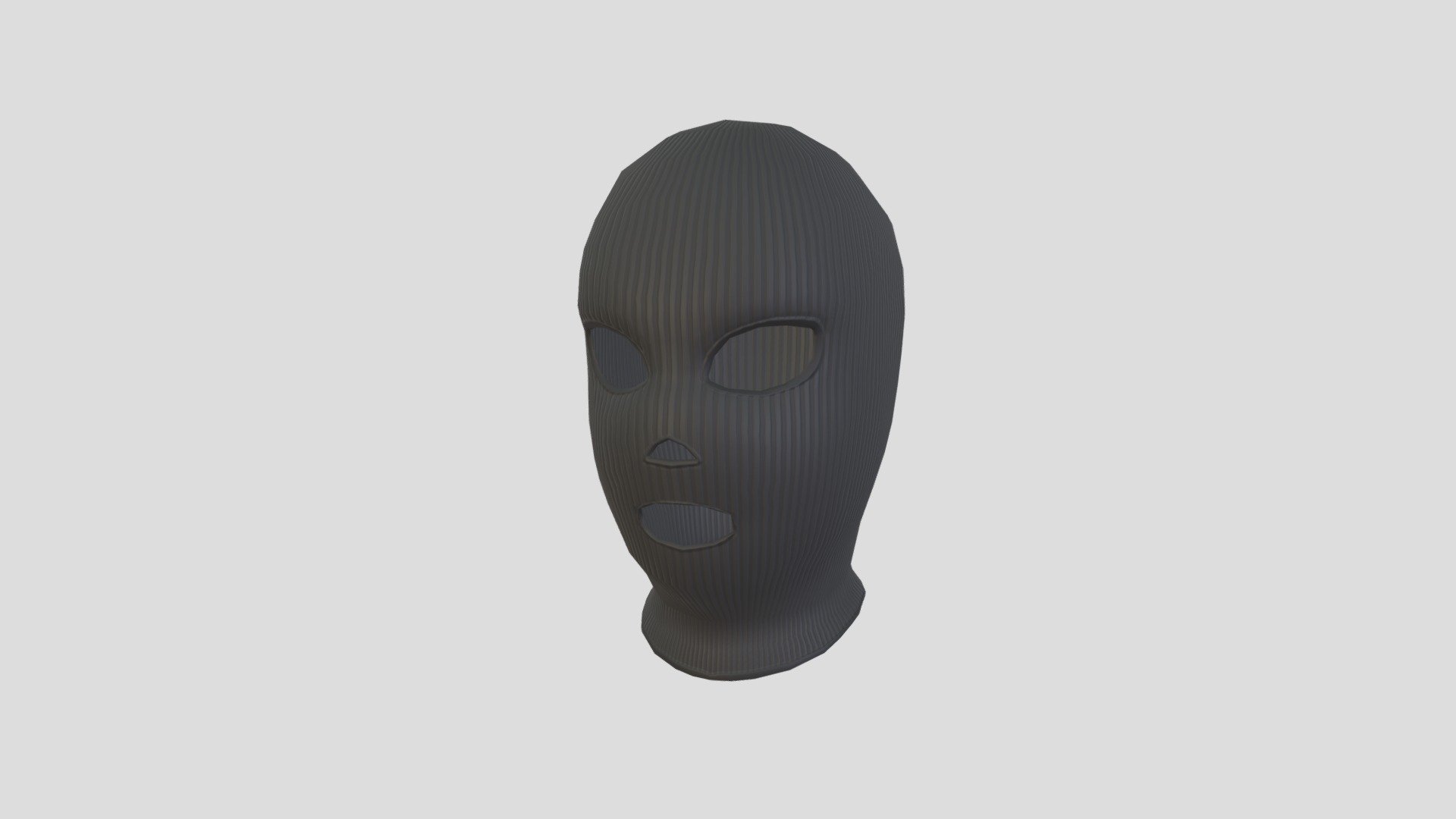 Robber Mask          

3d model.          


Ready for your Game, App, Animation, etc.          

File Format:          

-3ds Max 2022          

-FBX          

-OBJ          
   


PNG texture               

2048 x 2048                


- Diffuse                        

- Normal Map                            

- Roughness                         



Completely UVunwrapped.          

Non-overlapping.          


Clean topology 3d model