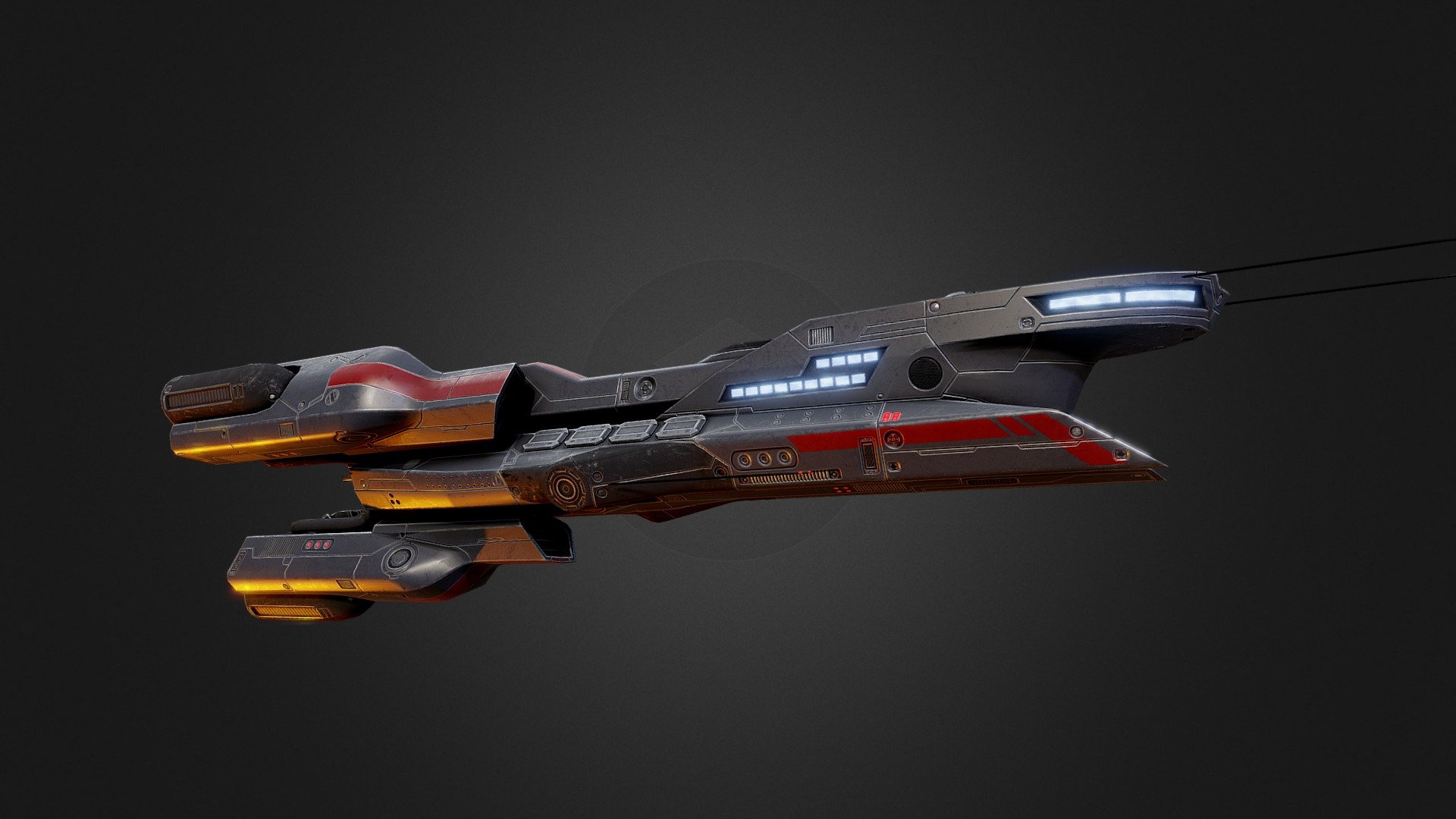 Destroyer - Markab Destroyer - Buy Royalty Free 3D model by FORGE3D (@forgedwithpassion) 3d model