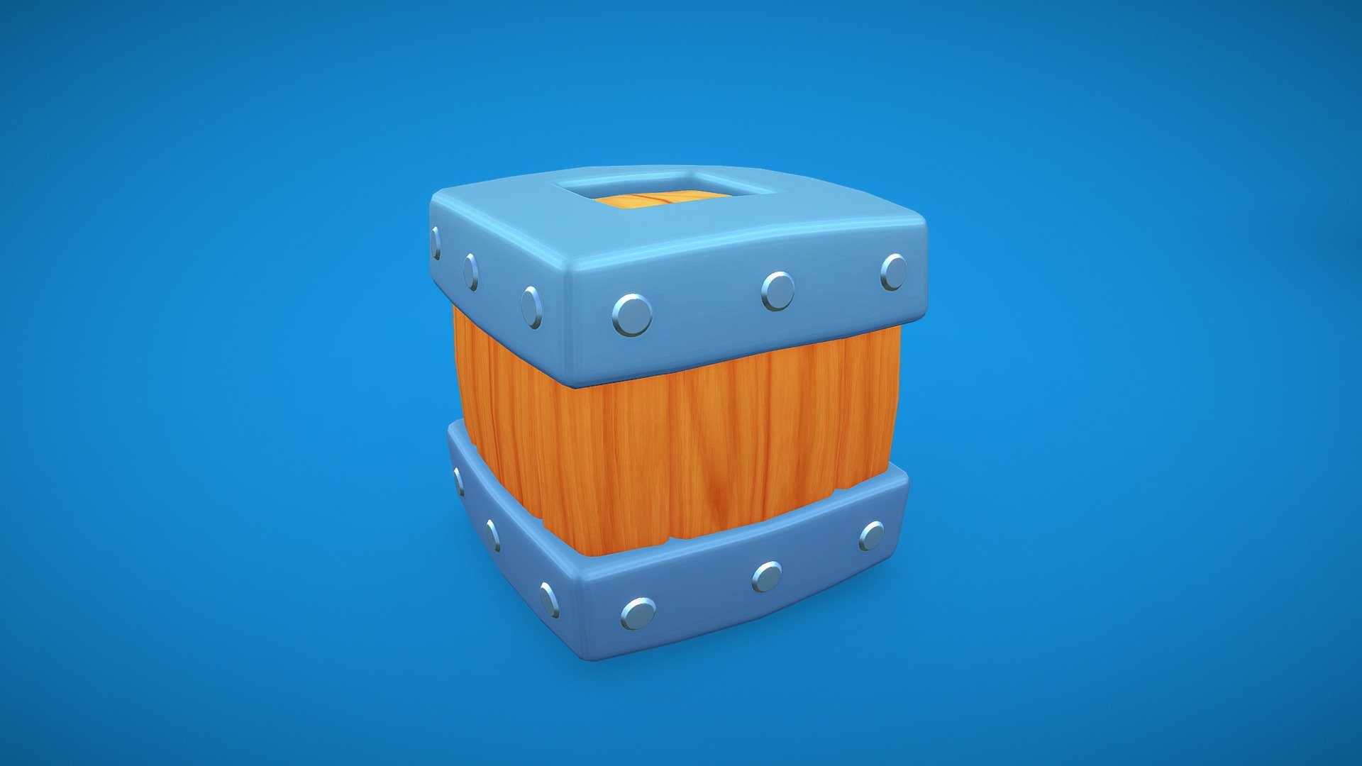 3D low-poly model of a cartoon wooden box made for games.




Polygons: 1.600;

Tris: 3.184;

Texture size: 2048x2048;

Maps: Diffuse.
 - Cartoon Wooden Box - 3D model by Rafael Ribeiro (@ribeirorafael) 3d model