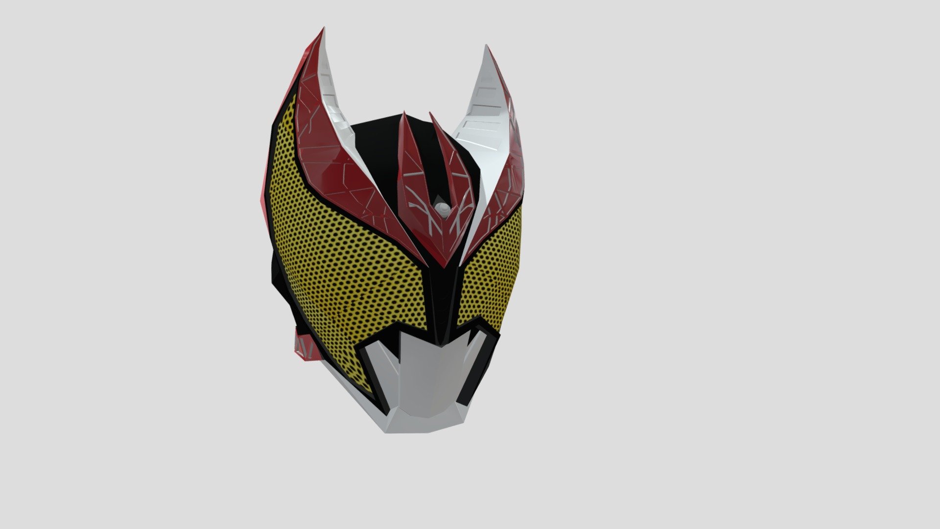 It just looks okay, everyone - Helmet Kamen Rider Kiva - 3D model by GunGin 3d model