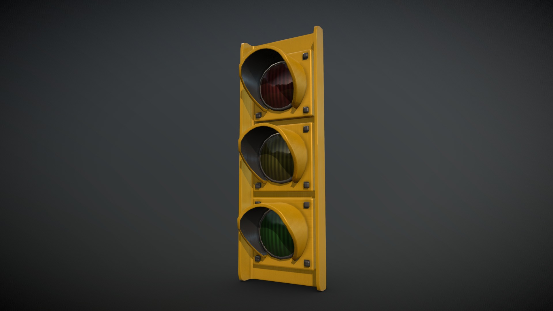 Traffic Light - 3D model by RlyBigKitty 3d model