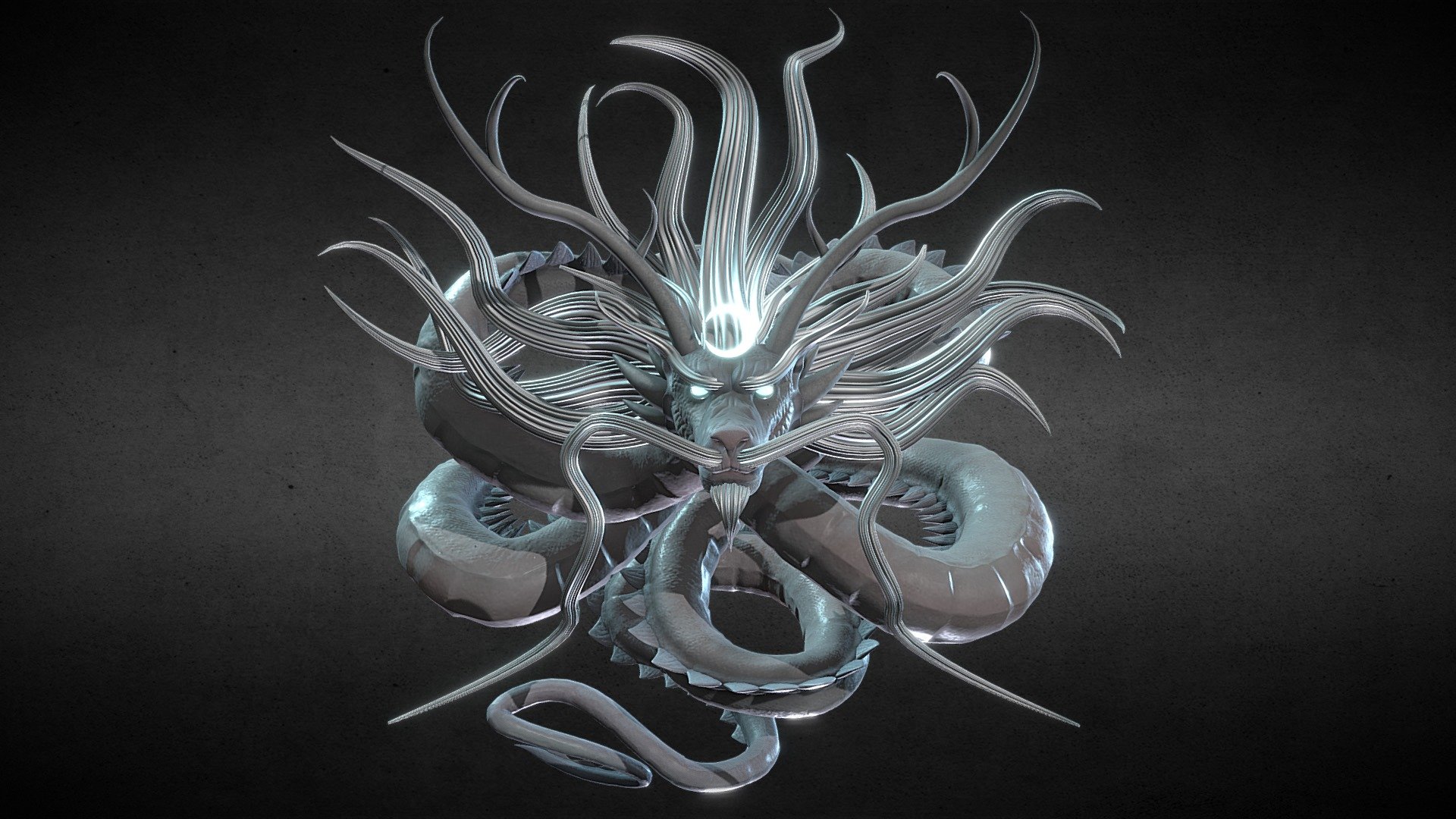 Day 2 - Lunar
Here is the protector of the night. The lunar Dragon. 😁
@sculptoberofficial - Shenron Luna - Buy Royalty Free 3D model by 3DGuimaraes 3d model