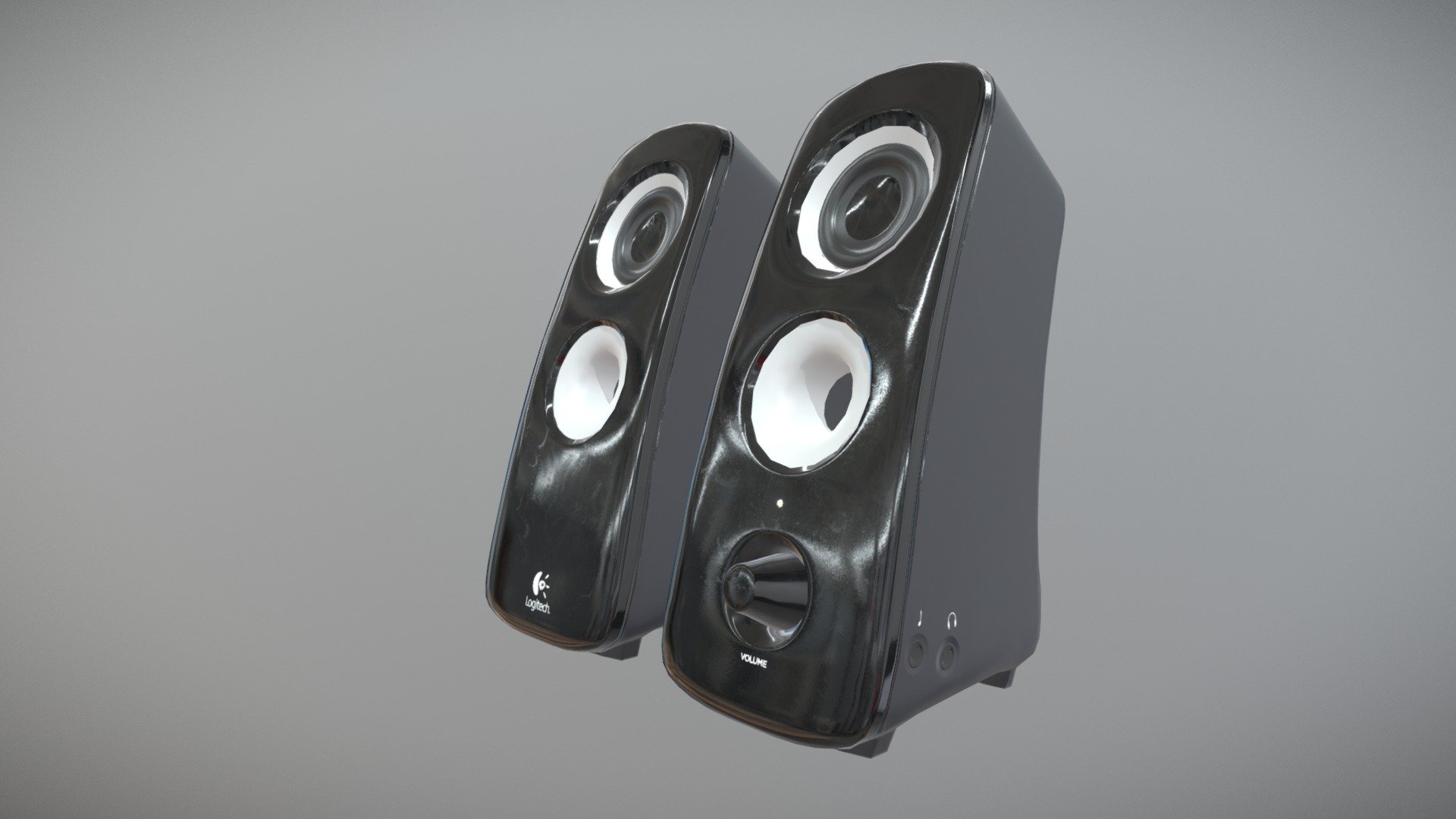 Logitech speakers a little bit dirty with use.

Modelized with Blender.

Textured with Substance Painter.

Baked with Marmoset Toolbag - Logitech speakers - 3D model by Moux 3d model