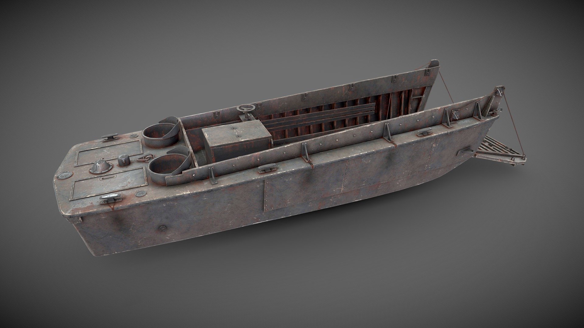 LCVP Higgins Boat




-Low-poly ready to use in AR/VR, Games

-Textures are in PNG format 4096x4096 PBR metalness 2 set.

-Detailed enough for close-up renders.

-Files unit: Centimeters

-Available formats: MAX 2018 and 2015, OBJ, MTL, FBX, .tbscene.

-If you need any other file format you can always request it.

-All formats include materials and textures.
 - LCVP Higgins Boat - Buy Royalty Free 3D model by MaX3Dd 3d model