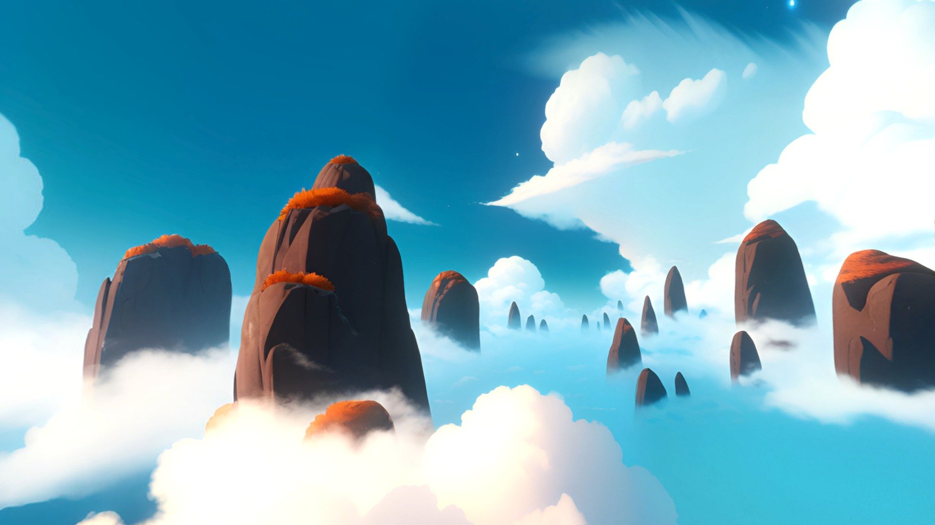 Beautiful stylized dreamy skybox. Perfect for beautiful, stylized environments and your rendering scene.

The package contains one panorama texture and one cubemap texture (png)

panorama texture: 8192 x 4096 

cubemap texture: 6144 x 4608 

Because of this size it is easier to customize more and better details if you want that. 

The sizes can be changed in your graphics program as desired

( textures are under Other available downloads)

used: AI, Photoshop

*-------------Terms of Use--------------

Commercial use of the assets provided is permitted but cannot be included in an asset pack or sold at any sort of asset/resource marketplace or be shared for free* - Stylized Cloudy Sky 015 - Buy Royalty Free 3D model by stylized skybox (@skybox_) 3d model