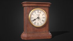 Vintage Clock time, clock, vintage, retro, old, clocks, timepiece, substancepainter, substance