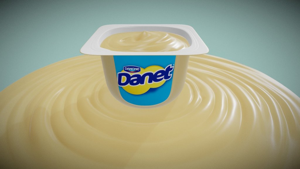 Used in illustration for Danone's Point of sales materials.

Rendered image here: https://www.behance.net/gallery/48866981/Danone - Danet POP - 3D model by Studioclip 3d model