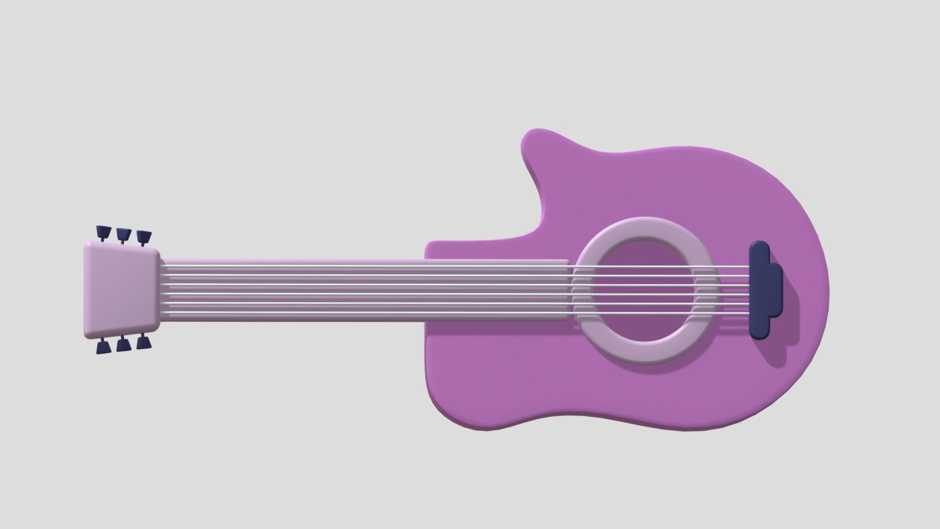 -Cartoon Guitar.

-This product contains 16 objects.

-vert: 6,155 , poly: 6,155.

-This product was created in Blender 2.935.

-Formats: blend, fbx, obj, c4d, dae, abc, stl, glb, unity.

-We hope you enjoy this model.

-Thank you 3d model