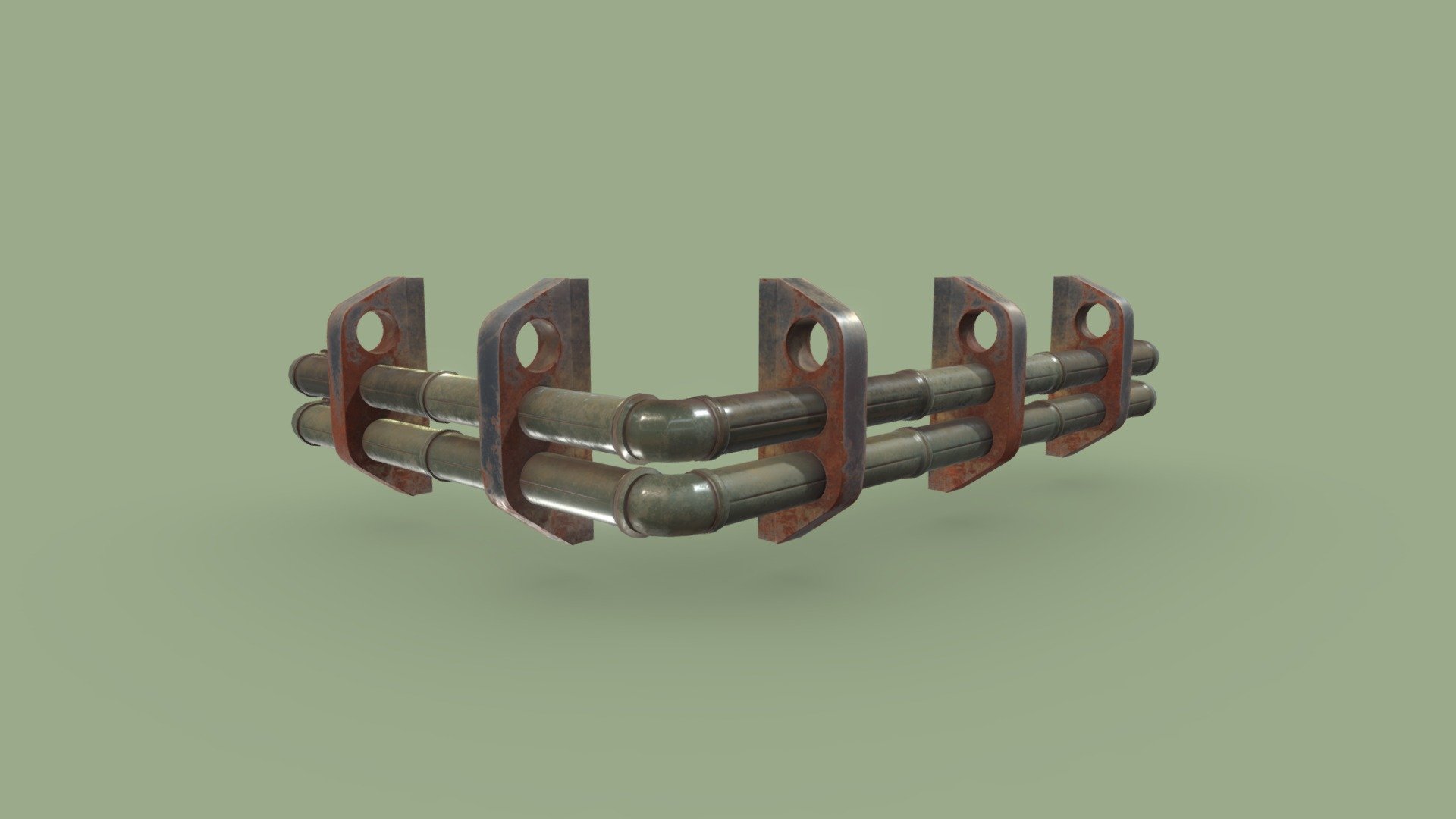 This is an MMLX environment asset designed to work within the dungeon ruins of the Mega Man Legends universe. As seen in the concept art, this is a pair of pipes, designed to be modular and wrap around a right angle corner.

The asset provided here is the high res game asset. That includes the textures. Feel free to download and use for your projects. Please credit PSYCHOPOMP and/or JJ Chalupnik for the modeling/texturing if you decide to use it.

Learn more about the fan project here: https://psychopomp-studios.com/mmlx/ - Double Pipe Corner - Download Free 3D model by TUGBOAT GAMES (@TugboatGames) 3d model