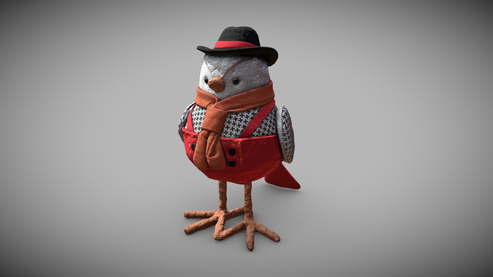 Bird figure - 3D model by Nemanja Milosevic (@nemanja_m) 3d model