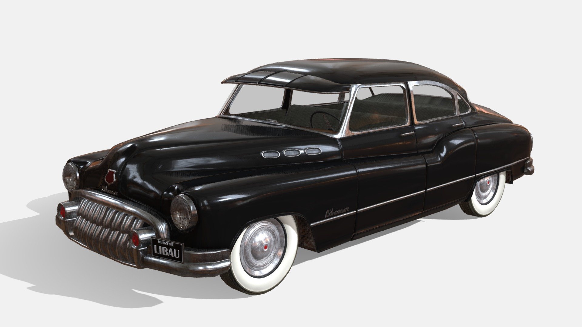 Based on Buick, i followed the scan by Renafox as a rough guide for the shape. 
Download includes all texture files, fbx and blend version 3d model
