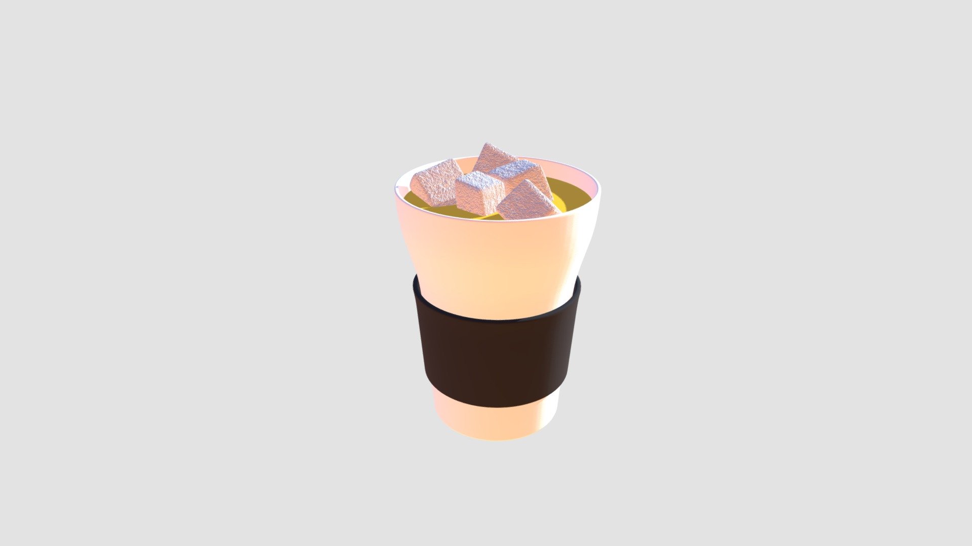 Highly detailed 3d model of drink cup with all textures, shaders and materials. It is ready to use, just put it into your scene 3d model