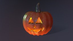Jack-o-lantern jack-o-lantern, scary, substancepainter, substance, halloween, pumpkin, spooky